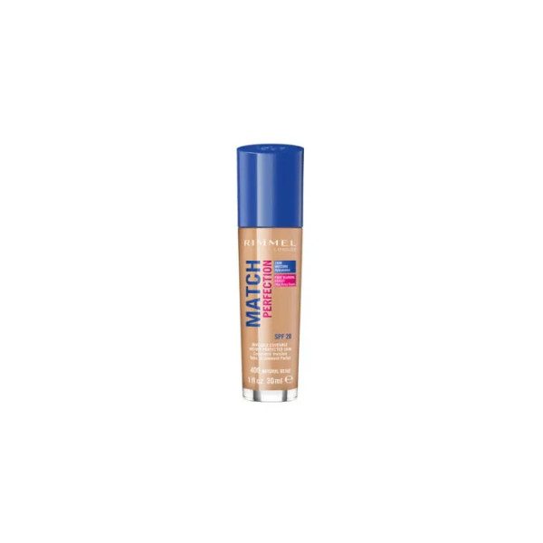 Rimmel Match Perfection Foundation Spf20 400 Natural Beige  