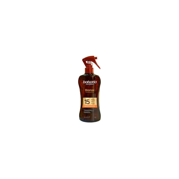 Babaria Sol Bronze Aceite Protector Solar Monoi Tahiti Spray Spf15 300ml