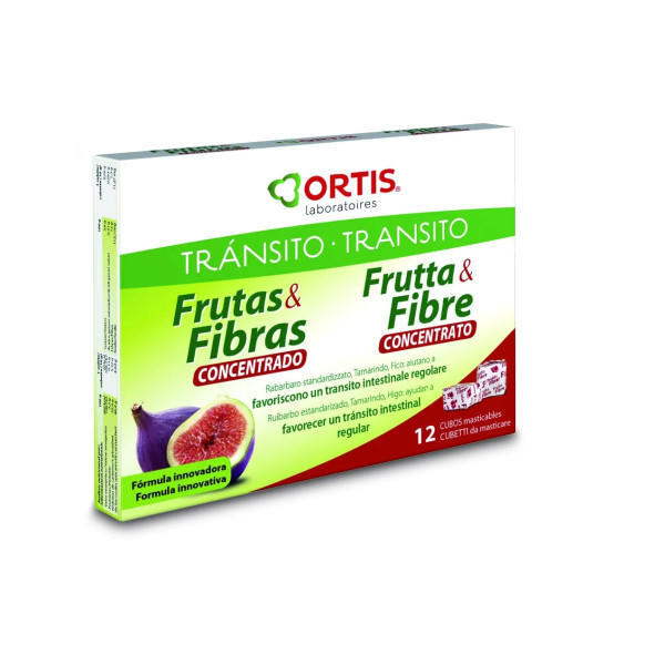 Ortis Frutas y Fibras Concentrado 12 Cubos