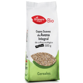 Granero Copos Suaves De Avena Integral Sin Gluten Bio 500