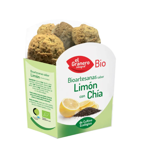 Granero Galletas Artesanas Sabor Limon Con Chia 250g