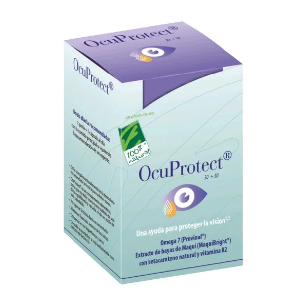 100%natura 100 Natura 100 Natura 100 Natura Ocuprotect 30 Perlas 30 Capsulas Vegetales