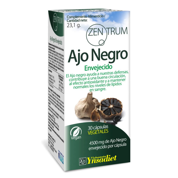 Ynsadiet Zentrum Extracto Ajo Negro Envejecido 30 Caps