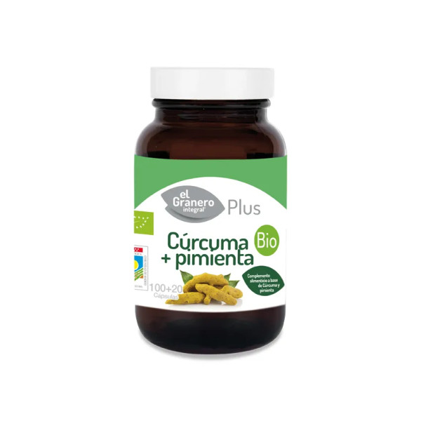 Granero S Curcuma Pimienta Bio 440 Mg 100 20 Caps