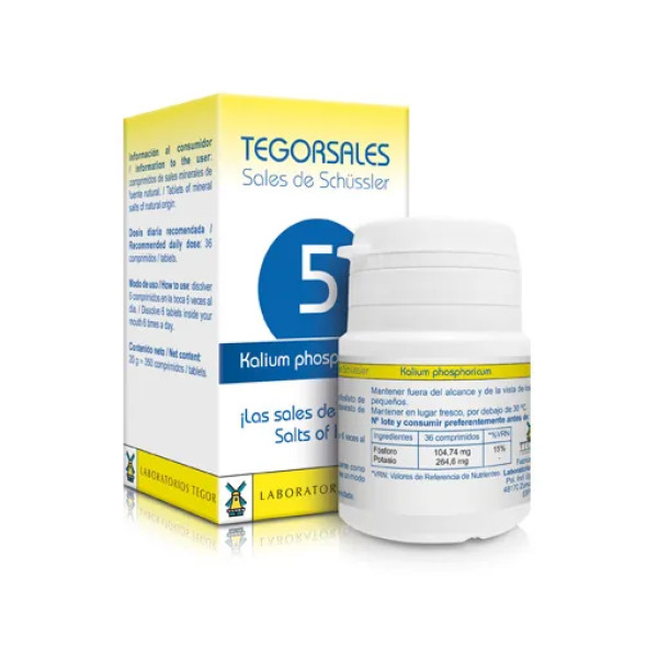 Tegorsales 5 Fosfato De Potasio 350 Comprimidos