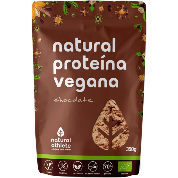 Natural Athlete Proteina Vegana Chocolate Bio 350g