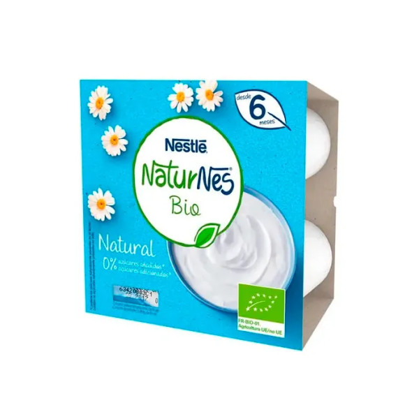Nestlé Naturnes Bio Natural 4x90g