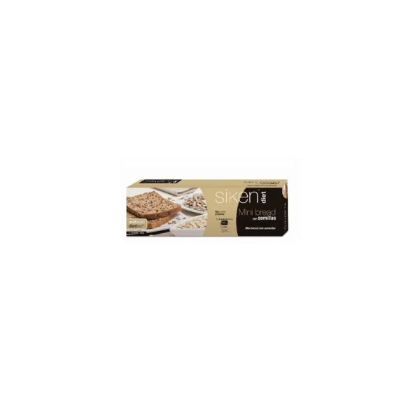 Siken Mini Bread With Seeds 4 Packets Of 2 Slices