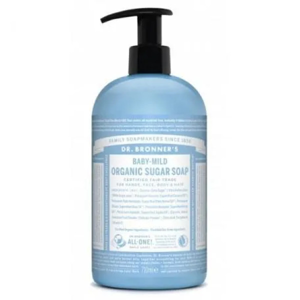 Dr. Bronner's Jabones De Azúcar Bio 710ml Bebes