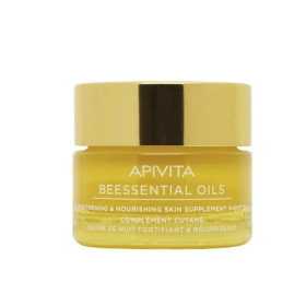 Apivita Beessential Strengthening & Nourishing Skin Supplement Night Balm  15ml