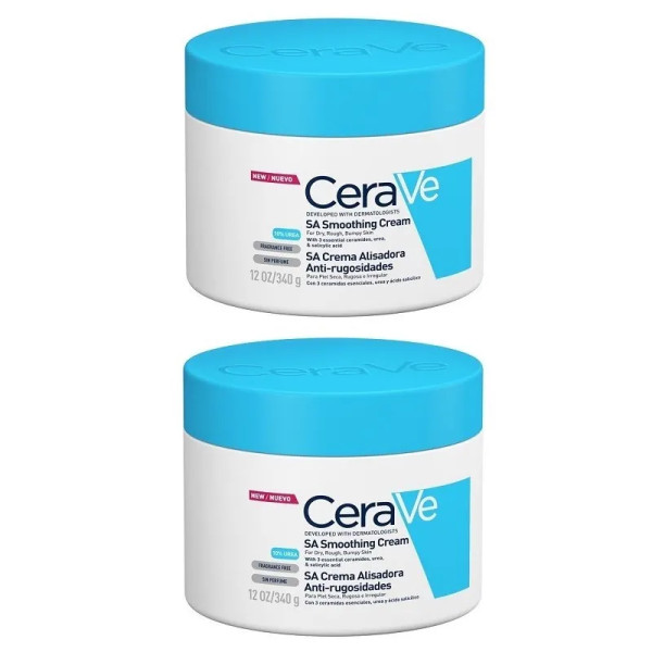 Cerave SA Anti-Roughness Smoothing Cream 2x340g