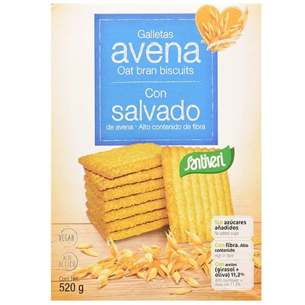 Santiveri Oat Bran Cookies 520g