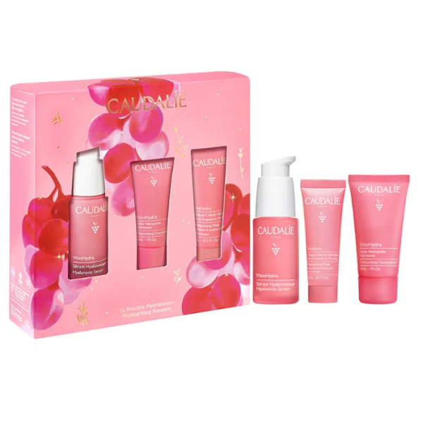 Caudalie VinoHydra Hyaluronic Serum 30ml Set 3 Pieces