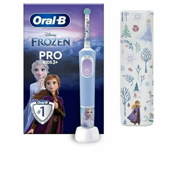 Elektriskā Zobu Suka Oral-B D100 KIDS Melns Melns/Pelēks