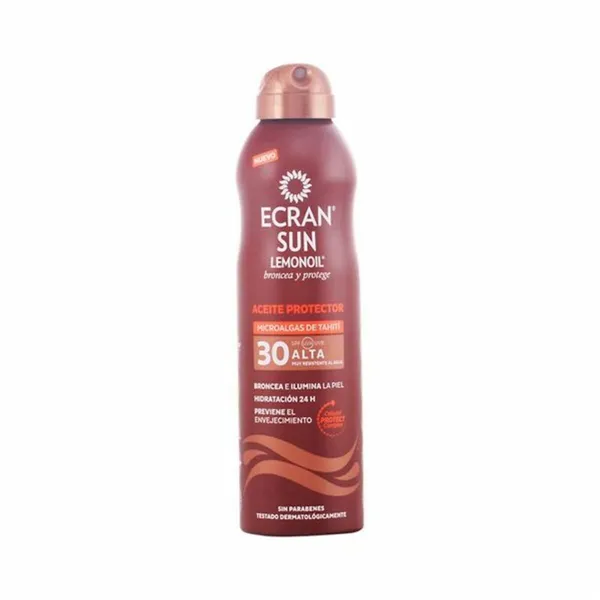 Масло для загара Ecran Sunnique Spf 30 250 ml