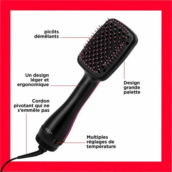Siltuma Suka Revlon RVDR5212 Melns Rozā 800W