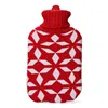 Hot Water Bottle EDM 76774 Rojo/Blanco Wool 2 L