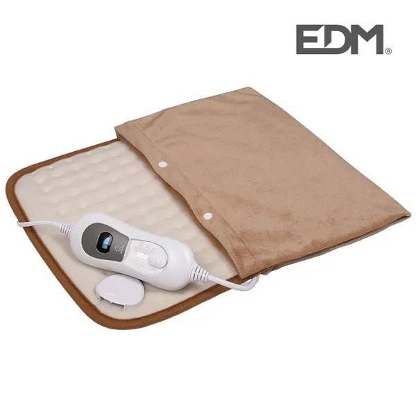 Monitoiminen Elektroninen Lämpötyyny EDM 07483 07483 Ruskea 100 W
