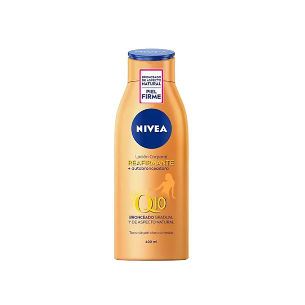 Kūno losjonas su savaiminiu įdegiu Nivea Q10+ 400 ml Savaiminio įdegio [losjonas / purškimas / pienas] Q10+