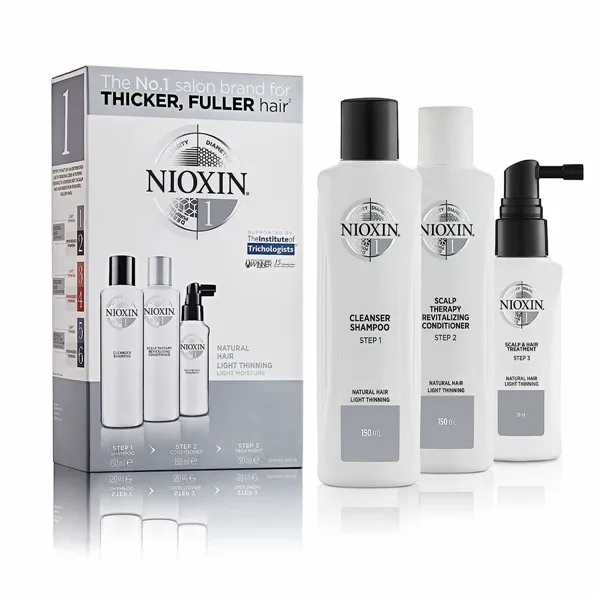 Plakų stiliavimo rinkinys Nioxin System 1 3 Dalys
