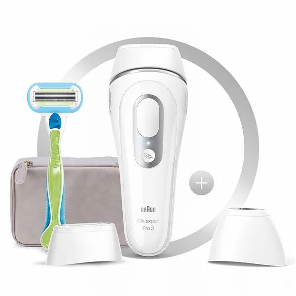 Elekrtinė IPL plaukų šalinimo priemonė Braun Silk expert Pro 3 PL3133