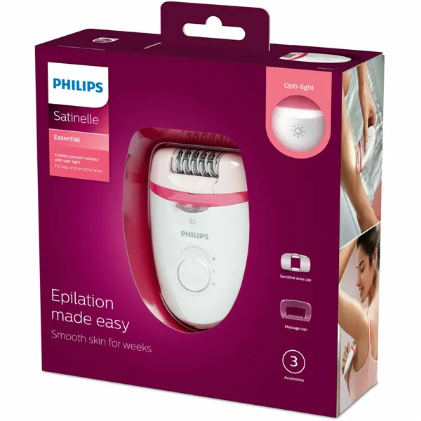 Elektrinis epiliatorius Philips BRE255/00 Plastmasinis (Plastmasinis) (1 vnt.)