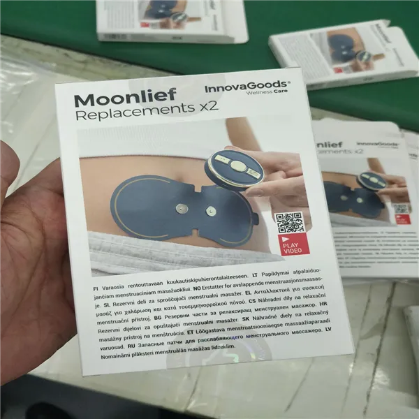 Сменные пластыри для расслабляющего менструального массажера Moonlief InnovaGoods (2 штуки)
