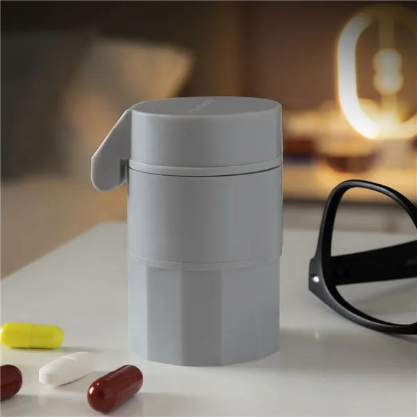 5-in-1 Pill Dispenser with Cutter and Crusher InnovaGoods Modelo Filvlok Grey Plastic (96 Pieces) (Refurbished B)