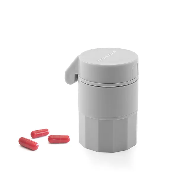 5-in-1 Pill Dispenser with Cutter and Crusher InnovaGoods Modelo Filvlok Grey Plastic (96 Pieces) (Refurbished B)