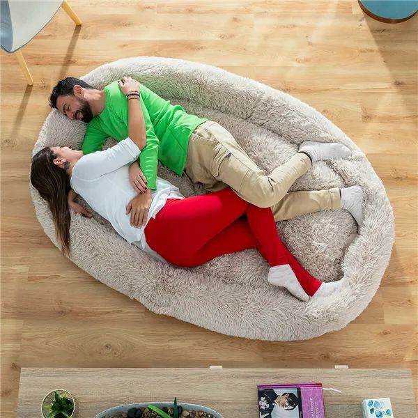 Inimese ja koera voodi | Human Dog Bed XXL InnovaGoods Beige