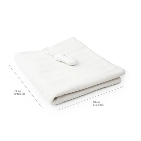 Vienvietis elektrinis antčiužinis Krewarm InnovaGoods 60 W 80 x 150 cm Balta