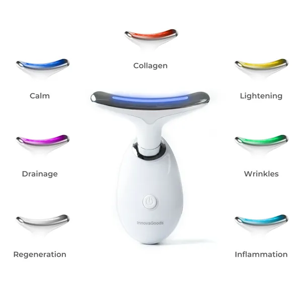 Elektrinis Veido ir Kaklo Stangrinantis Masažuoklis su LED, EMS ir Šiluma Selora InnovaGoods