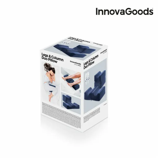 Ergonomiška pagalvė keliams ir kojoms Jewel Bedding - Legs & Column Duo Pillow InnovaGoods IG113737 (Naudoti A)