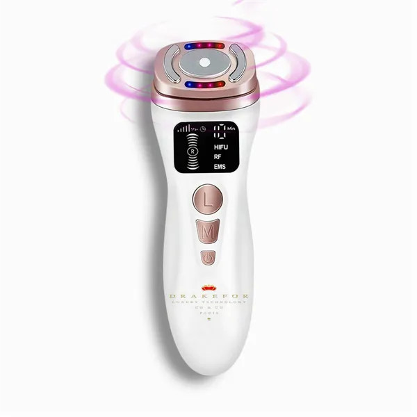 Elustav hooldus Drakefor MINI HIFU RF LIGHT TERAPY HOME Valge Ultraheli
