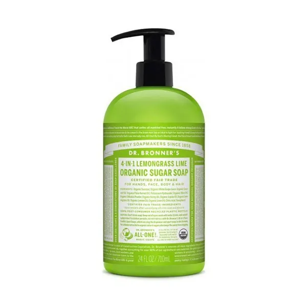 Liquid Soap Dr Bronner's Lemongrass Lime 710 ml