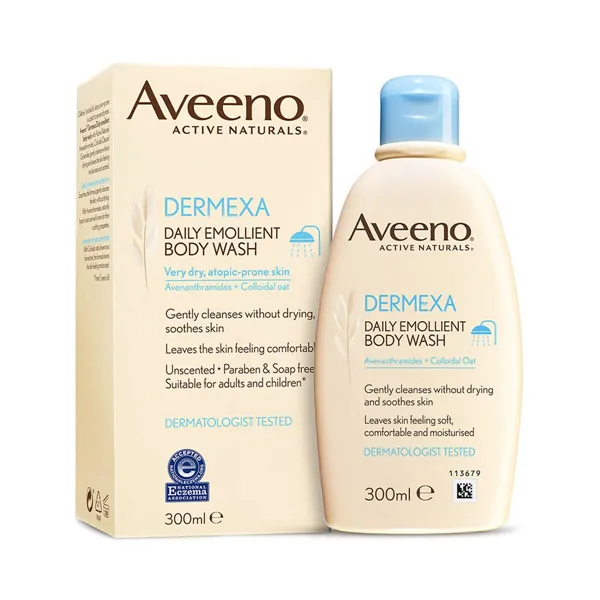 Dušo želė Aveeno Dermexa 300 ml