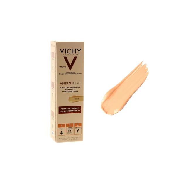 Жидкая основа для макияжа Vichy Mineral Blend Средний тон 30 ml