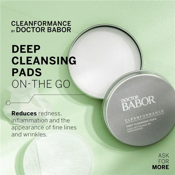 Makiažo valymo servetėlės Babor Doc Clean Deep Cleansing 20 vnt.