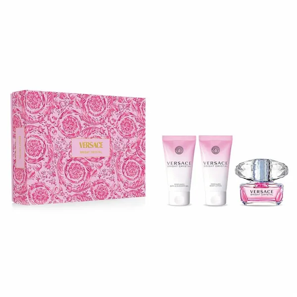 Women's Perfume Set Versace Bright Crystal