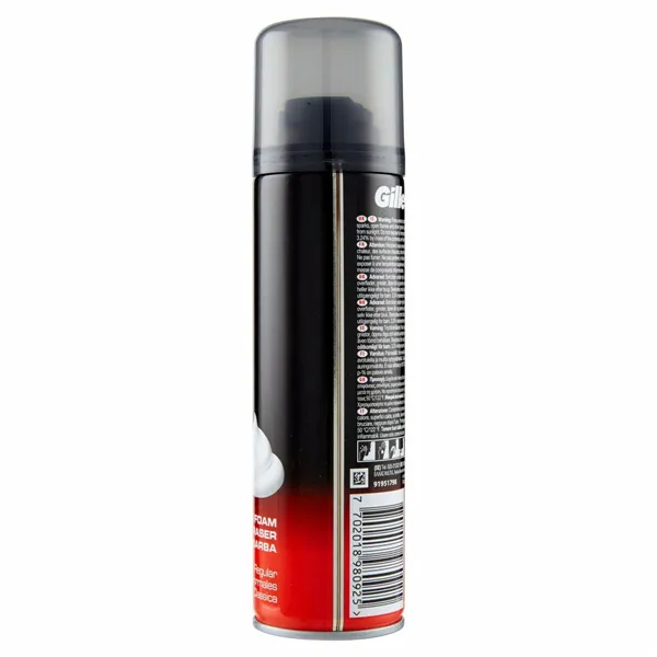 Skutimosi putos Gillette GSFR 200 ml