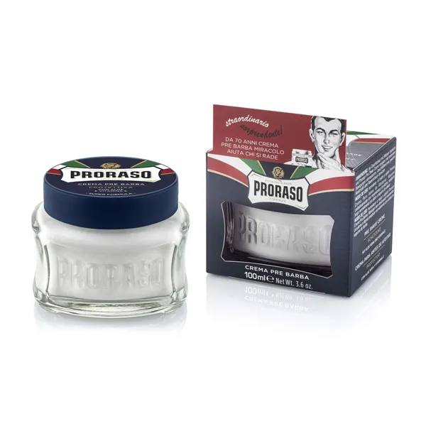 Kremas prieš skutimąsi Proraso Blue 100 ml