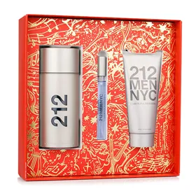 Meeste parfüümi komplekt Carolina Herrera 212 NYC MEN 3 Tükid, osad