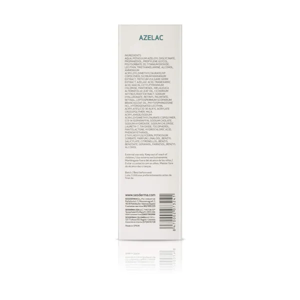 Kosteusgeeli Sesderma Azelac 50 ml Akneen taipuvainen iho