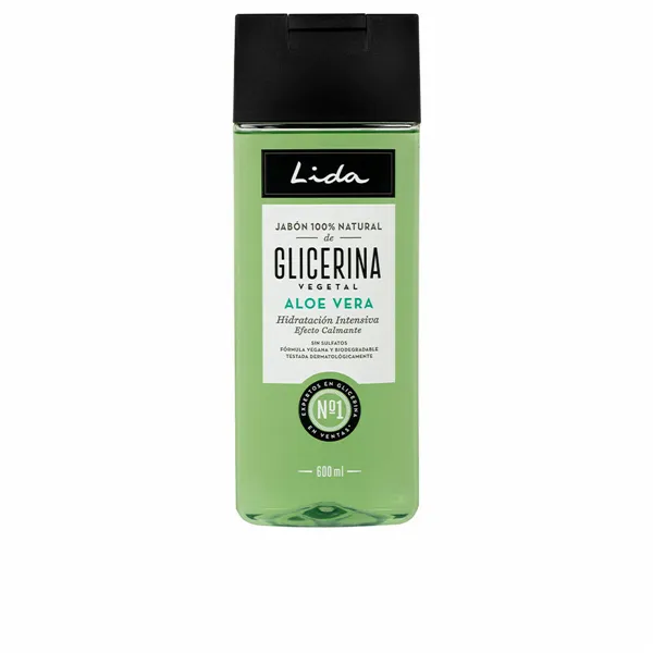 Skystas kūno muilas su alaviju Lida Jabón Natural 600 ml 100 % natūralus
