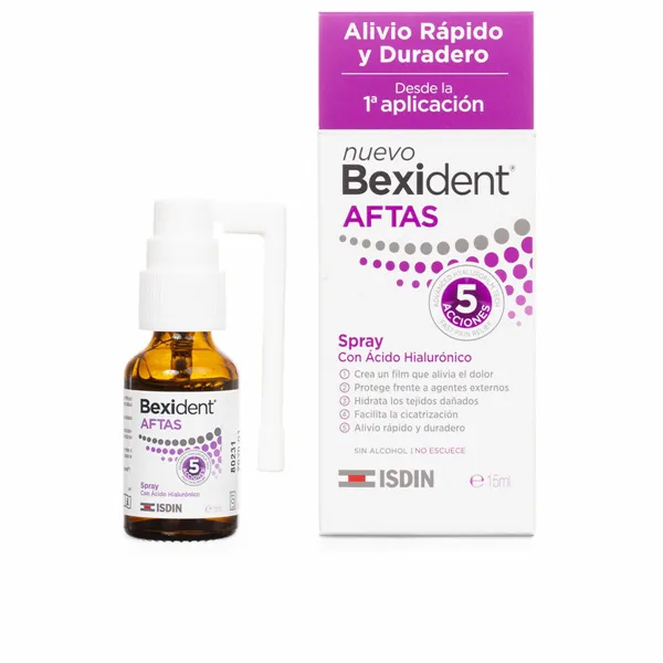 Burnos plovimas Isdin Bexident Aftas 15 ml Burnos gynėjas