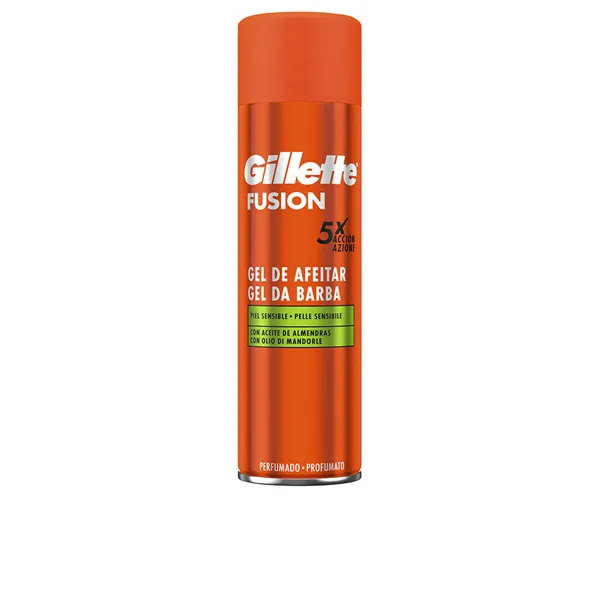 Skutimosi gelis Gillette Fusion 200 ml Jautri oda