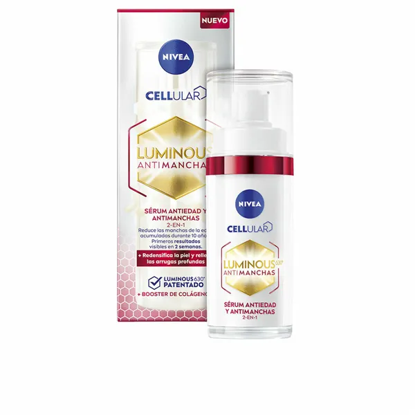 Kasvoseerumi Nivea 630º 2in1 30 ml Maksaläiskähoito