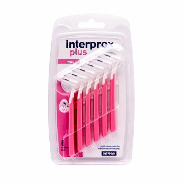 Hambavahe harjad Interprox   0,6 mm Roosa (6 Ühikut)