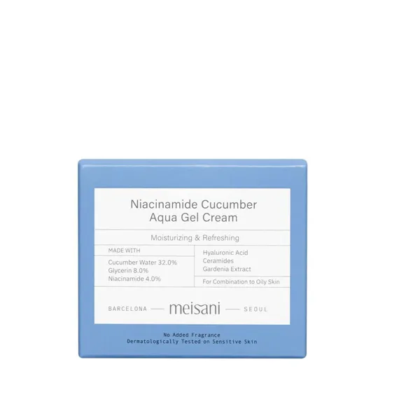 Niisutav geel Meisani Niacinamide Cucumber Aqua 50 ml