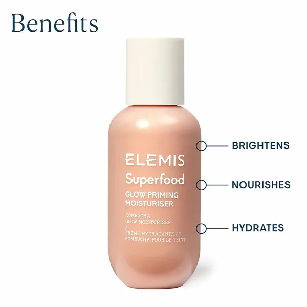 Make-up Primer Elemis Glow Priming Moisturiser 60 ml Moisturizing